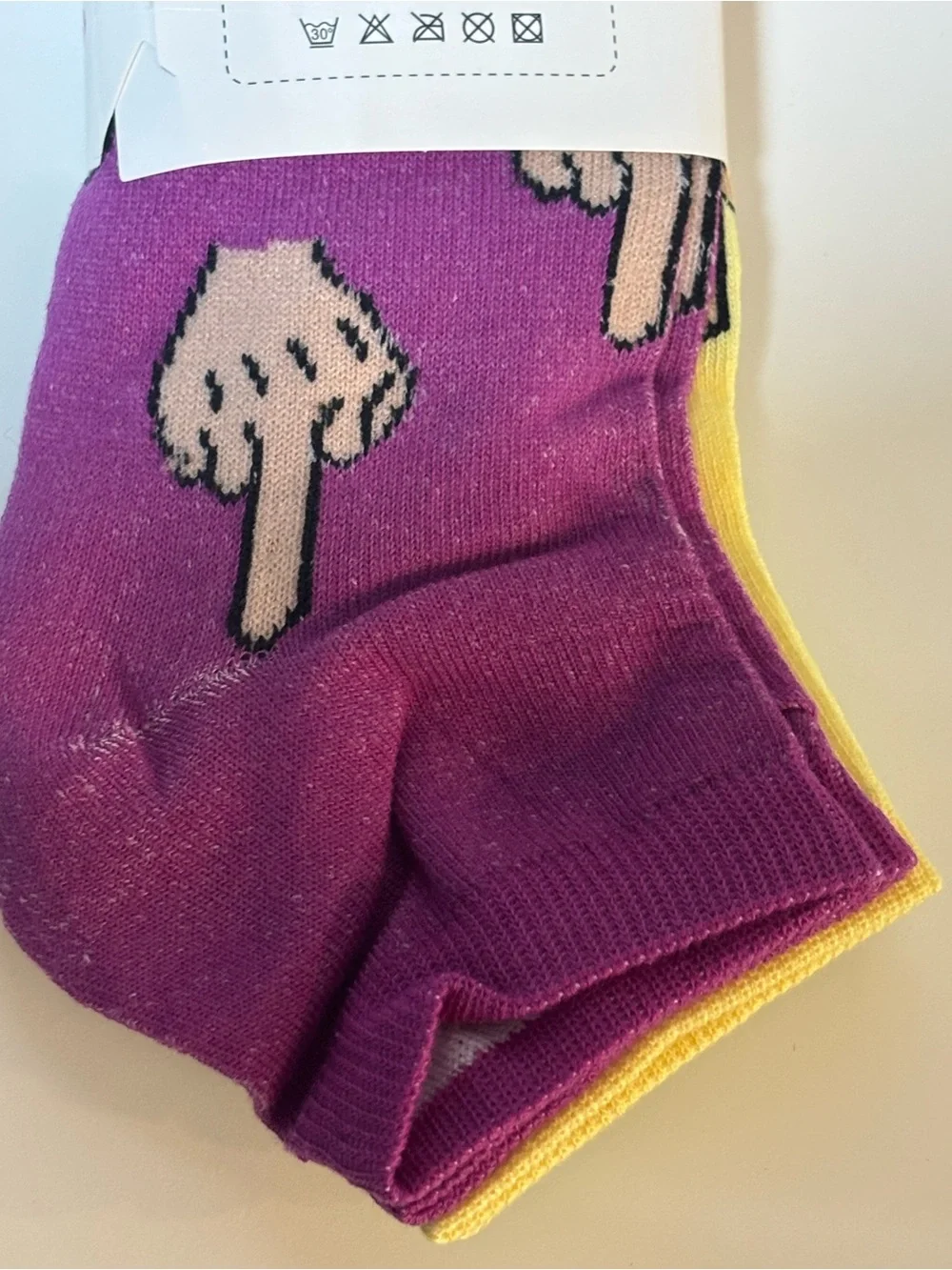 S Christina Novelty Ankle Socks 3 Pack Women's 9-11 Middle Finger Emoji NWT